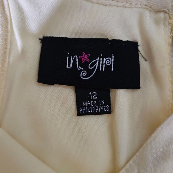 In Girl Women's Halter Neck Yellow Blue Pink Color Block Maxi Dress Size 12 - Picture 7 of 12